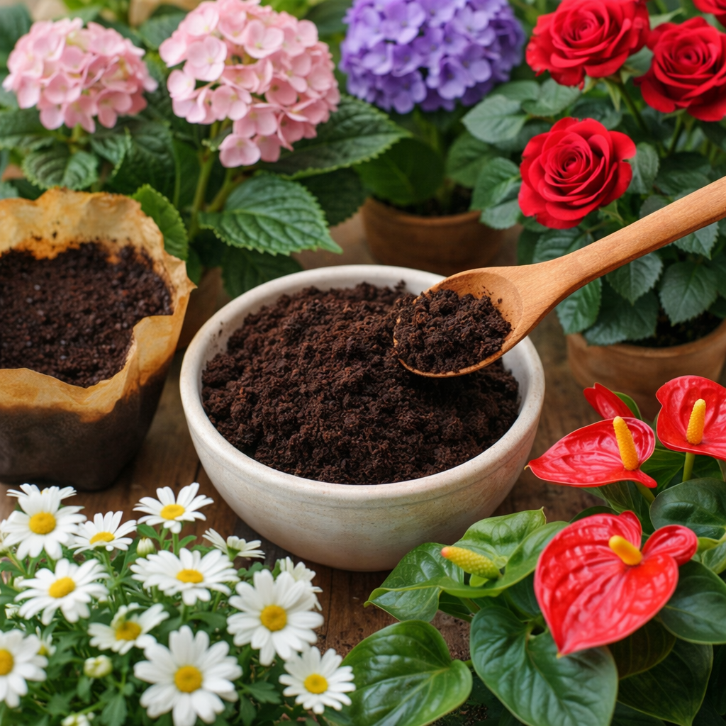 Kahve Telvesi Hangi Çiçeklere Uygun?