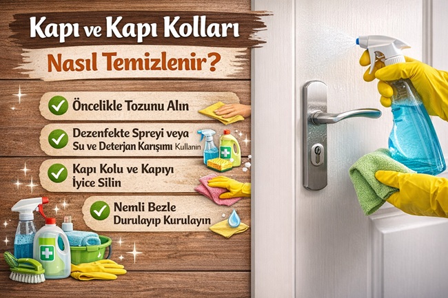 Kapı ve Kapı Kolları Nasıl Temizlenir?
