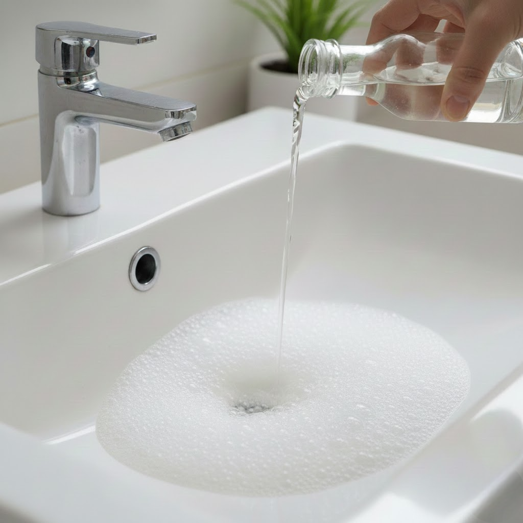 Lavabo Tıkanıklığına Son! Karbonat ve Sirke ile Kesin Çözüm