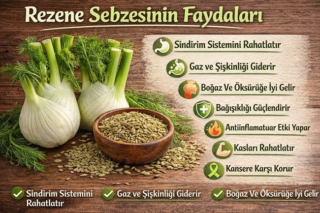 Rezene sebzesinin faydaları nelerdir?