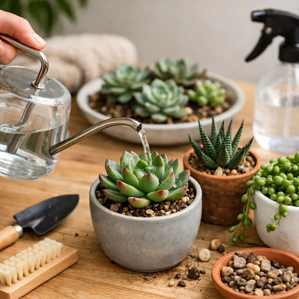 Sukulent Nasıl Sulanır?