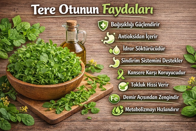 Tere otunun faydaları nelerdir?