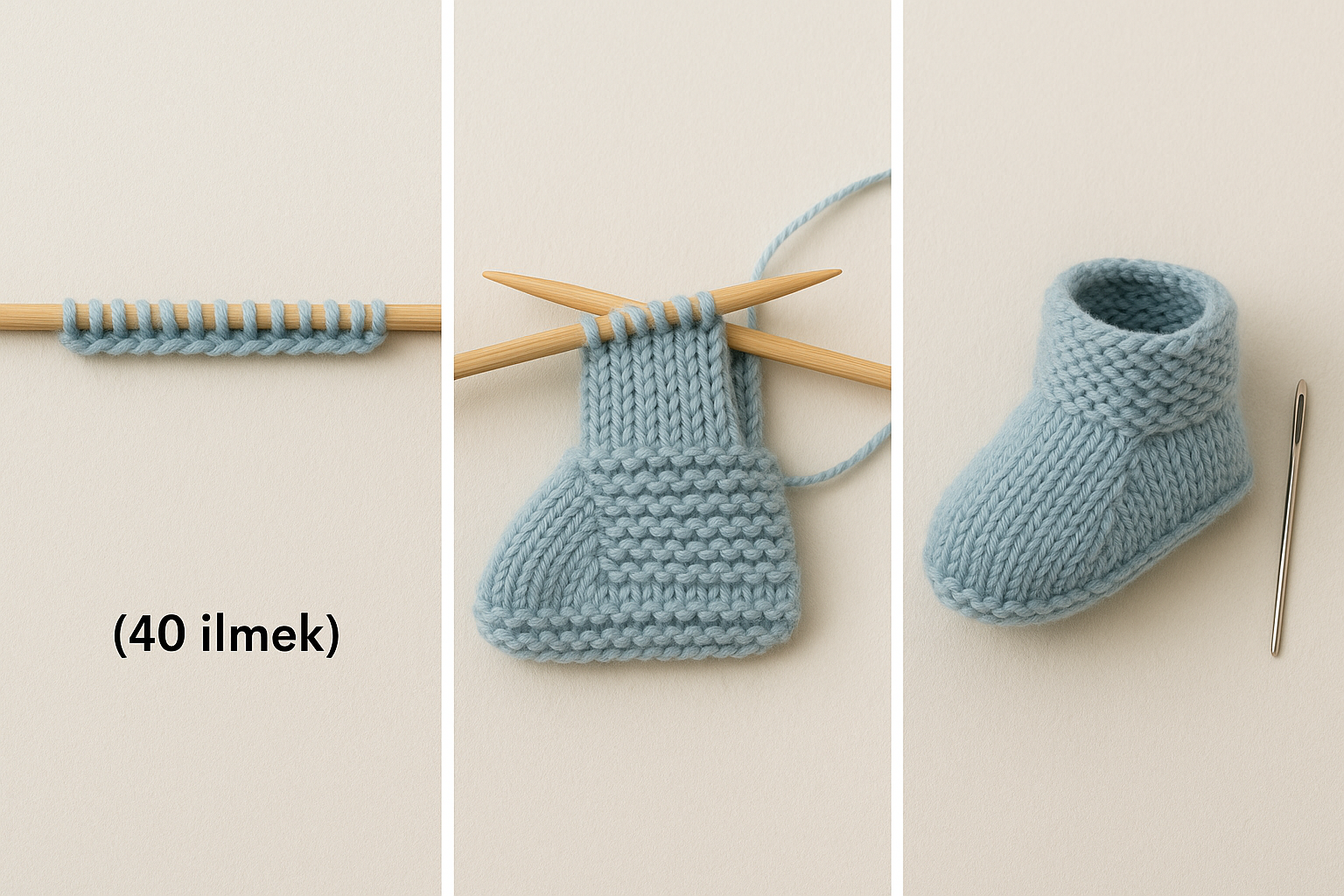 Bebek Patiği Nasıl Örülür