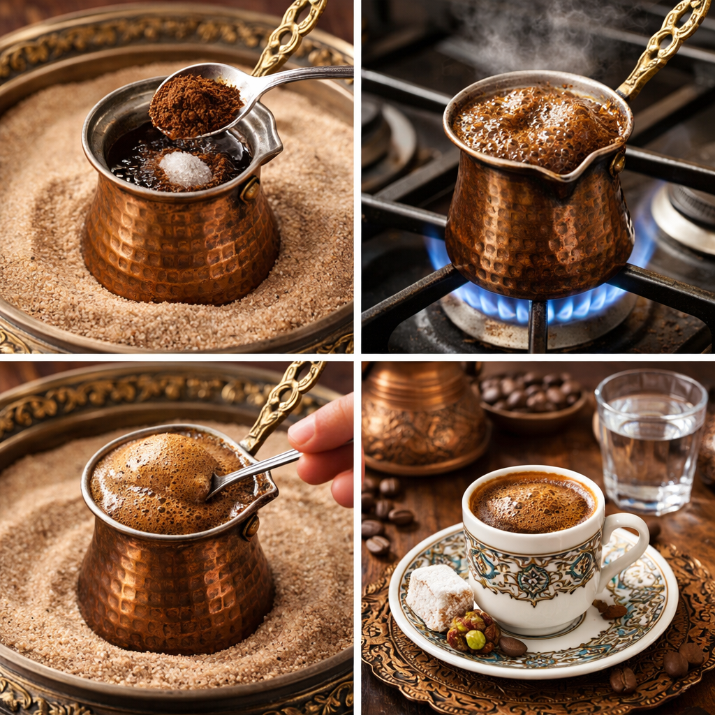 Bol Köpüklü Türk Kahvesi Nasıl Yapılır?