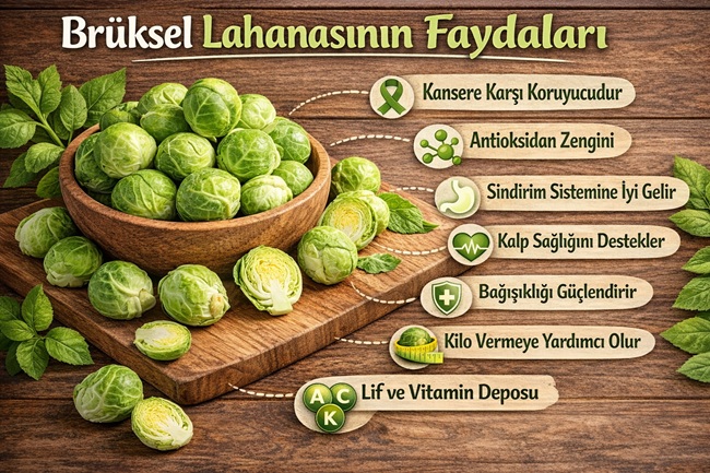 Brüksel lahanasının faydaları nelerdir?