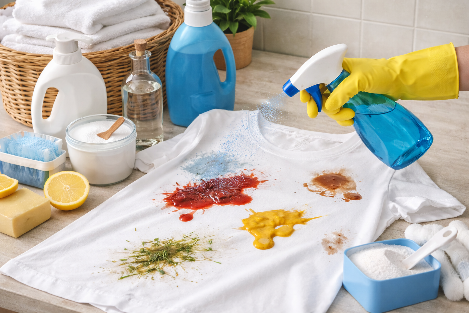 Çamaşır Lekeleri Nasıl Çıkar?