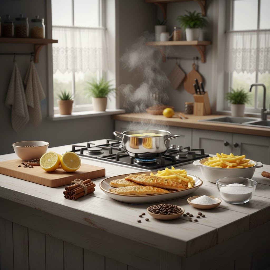 Evdeki Balık ve Kızartma Kokusu Nasıl Çıkar?