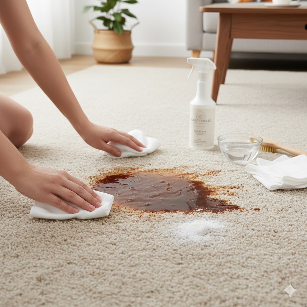 Halıdan Kahve Lekesi Nasıl Çıkarılır