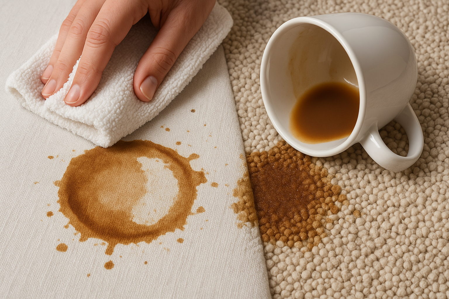 Kahve lekesi nasıl çıkar? Kumaş ve halı için pratik yöntem