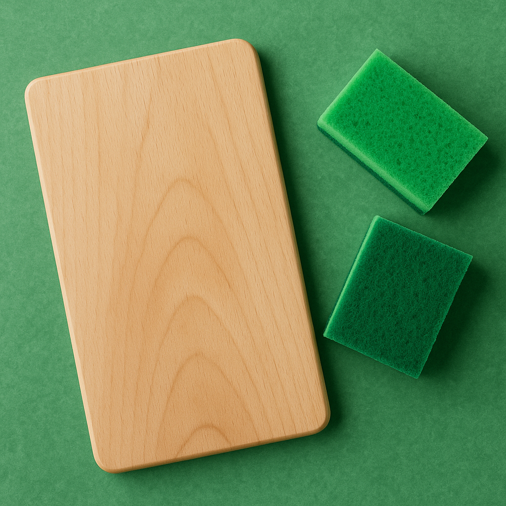 Kesme Tahtası ve Mutfak Süngerleri Nasıl Hijyenik Tutulur?