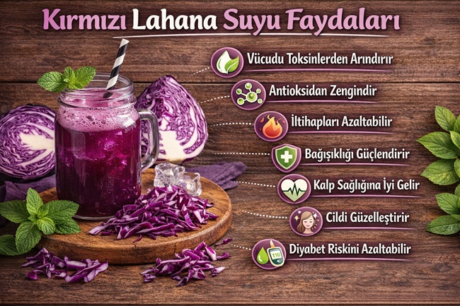 Kırmızı lahana suyu faydaları nelerdir?