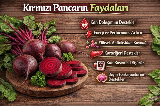 Kırmızı pancarın faydaları nelerdir?