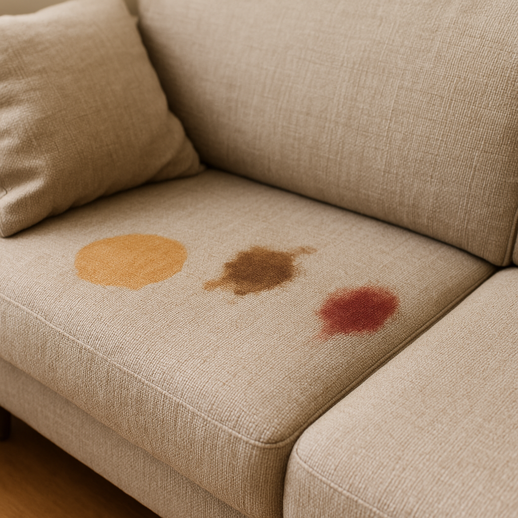 Koltuktaki Çay Kahve ve Meyve Suyu Lekesi Nasıl Çıkar?