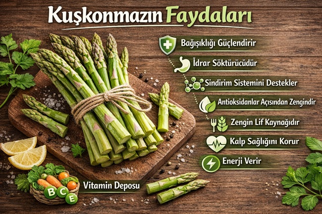Kuşkonmazın faydaları nelerdir?