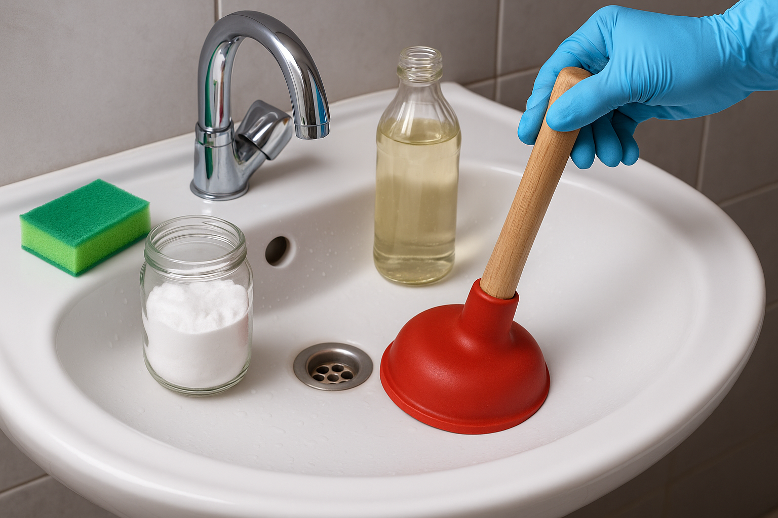 Lavabo ve Gider Açma Yöntemleri (Kimyasal Kullanmadan)