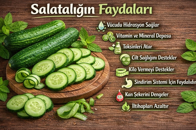 Salatalığın faydaları nelerdir?