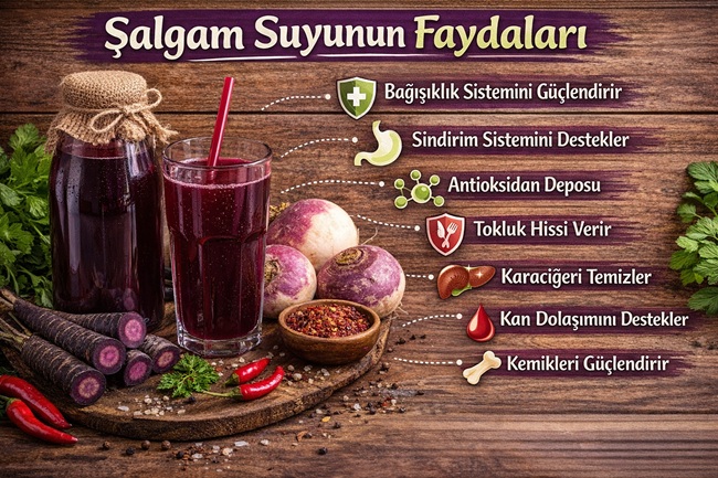 Şalgam Suyunun Faydaları Nelerdir?