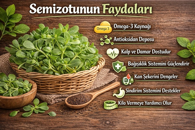 Semizotunun faydaları nelerdir?