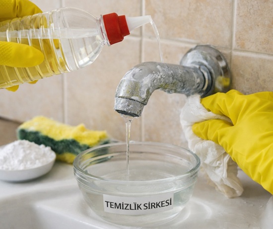 Sirke ile kireç temizliği nasıl yapılır?