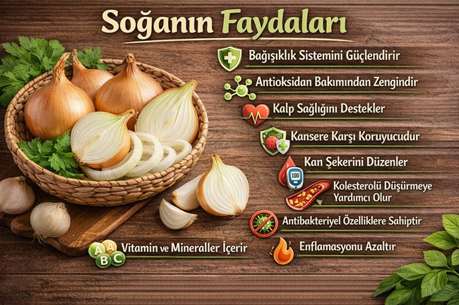 Soğanın faydaları nelerdir?