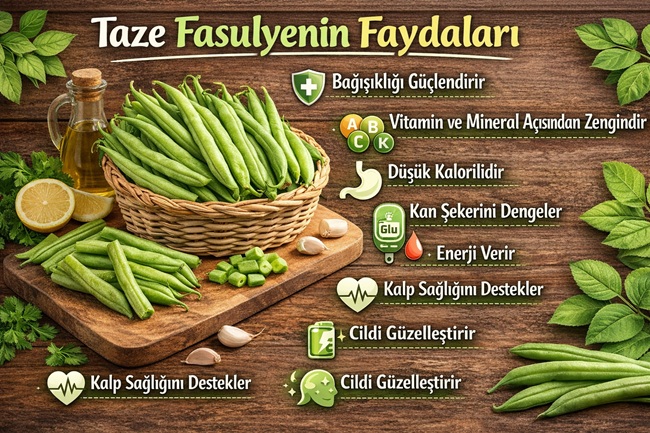 Taze fasulyenin faydaları nelerdir?