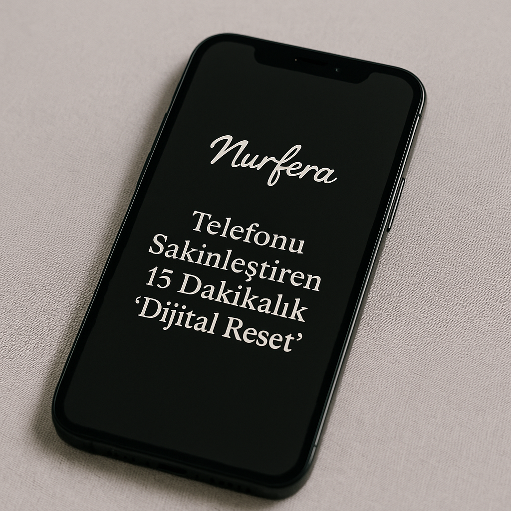Telefonu Sakinleştiren 15 Dakikalık “Dijital Reset