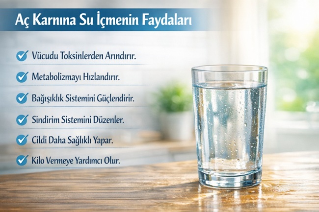 Aç Karnına Su İçmenin Faydaları Nelerdir?