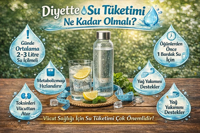 Diyette Su Tüketimi Ne Kadar Olmalı?
