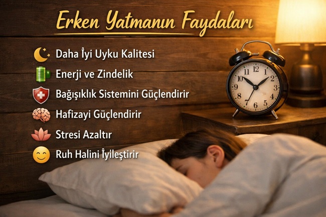 Erken Yatmanın Faydaları Nelerdir?