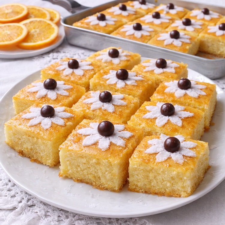 Portakallı Islak Kek Tarifi