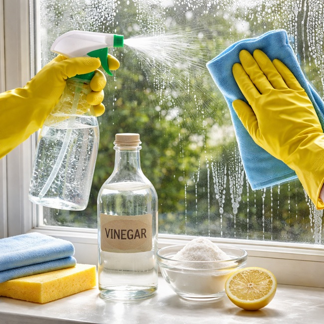 Sirke ile cam silinir mi?