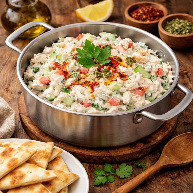 Yoğurtlu Tavuklu Salata Tarifi