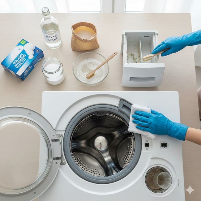 Çamaşır makinesi nasıl temizlenir?