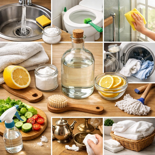 Sirke hangi temizlikte kullanılır?
