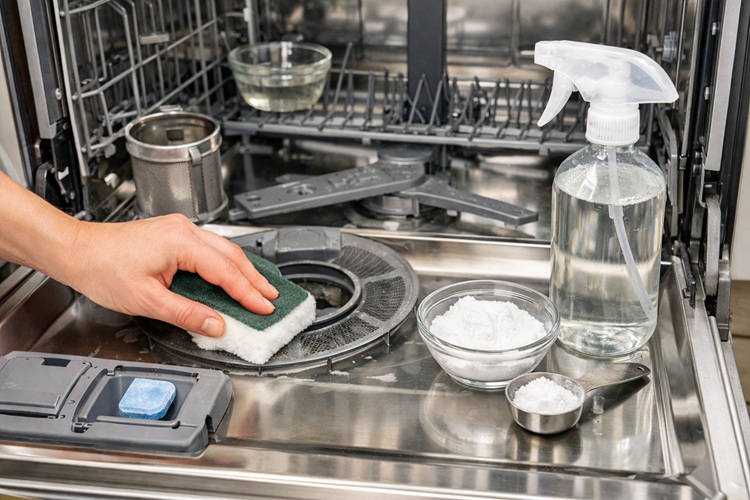 Bulaşık Makinesi Temizliği Nasıl Yapılır? Adım Adım Etkili ve Kalıcı Çözümler