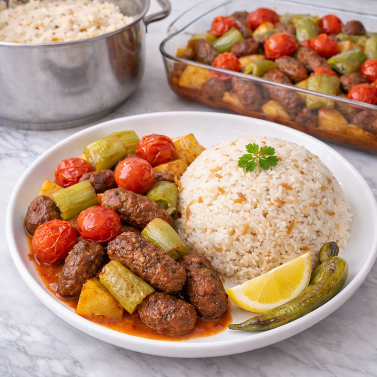 Fırında İzmir Köfte Tarifi