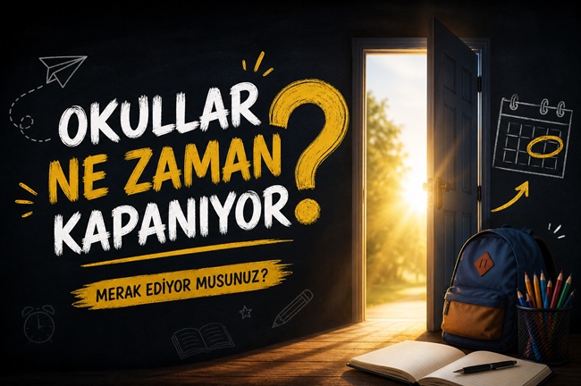 2026 Okullar Ne Zaman Kapanıyor? MEB Takvimine Göre Yaz Tatili Tarihi